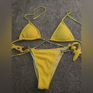Yellow bikini set